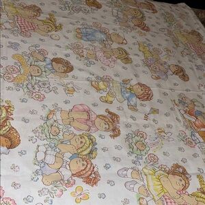 Vintage Cabbage Patch Kids Twin Flat and Fitted Sheet